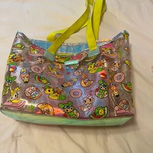 Tokidoki pool party clear tote bag